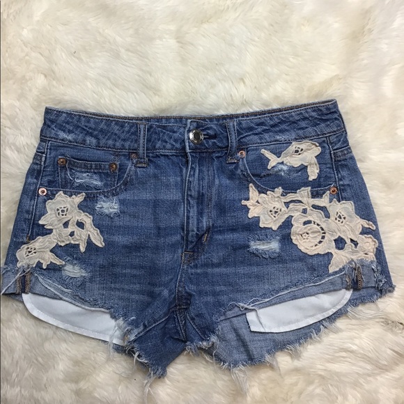 American eagle distressed short shorts size 6 - Picture 5 of 5